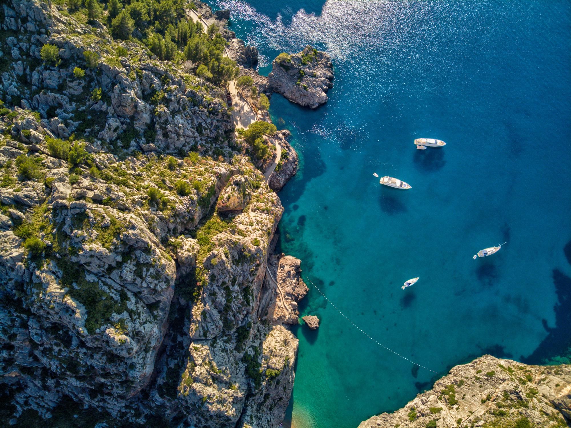 Playa de Sa Calobra en Mallorca