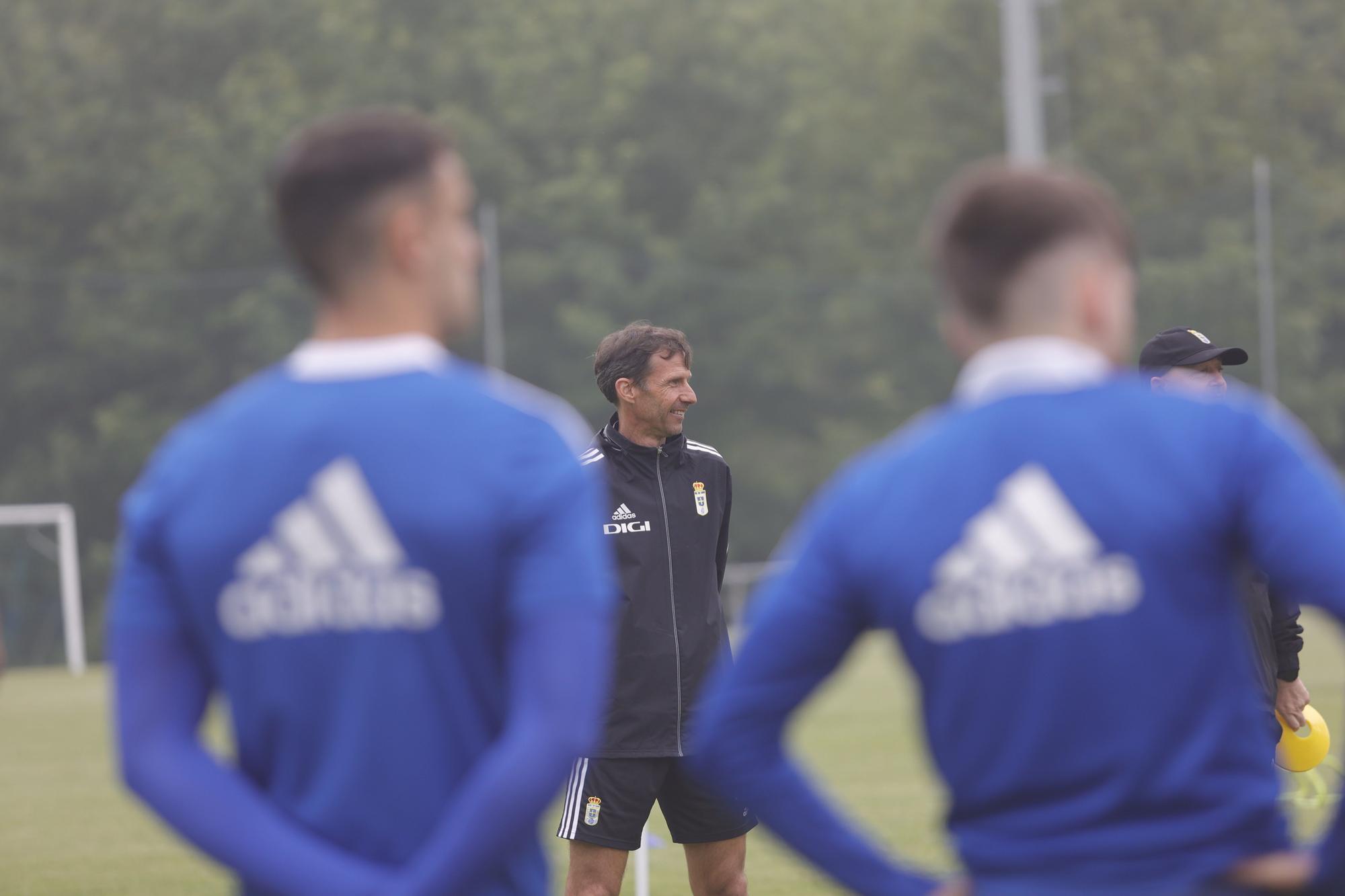 Las imágenes del entrenamiento del Oviedo