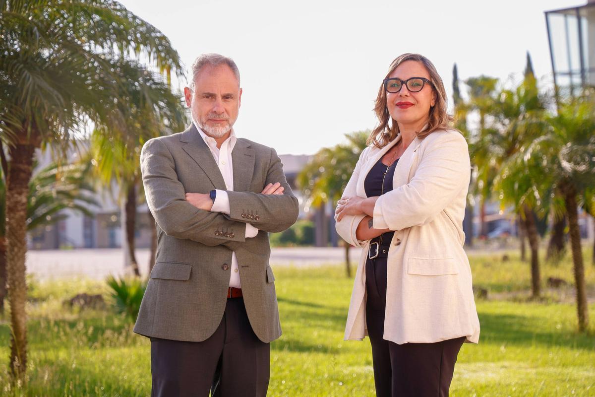 Parque Joyero de Córdoba. Cordobeses del año. Rafael Ruiz, presidente e Irene Liñán, responsable de administración