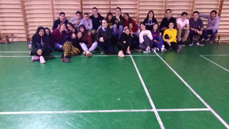 Alumnos del Alfonso X en un taller de Oratoria