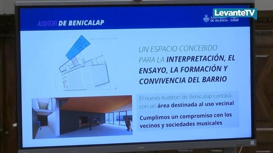 El Ayuntamiento de València saca a licitación la construcción del Auditorio de Benicalap