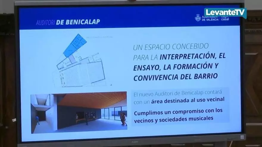 El Ayuntamiento de València saca a licitación la construcción del Auditorio de Benicalap