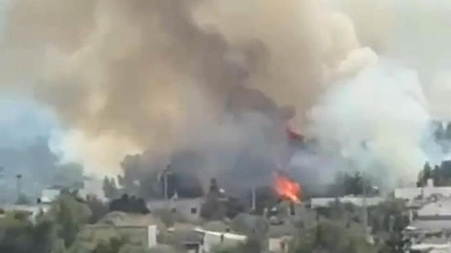 Un nuevo incendio de vegetación en Ibiza moviliza a los servicios de emergencia en Port des Torrent