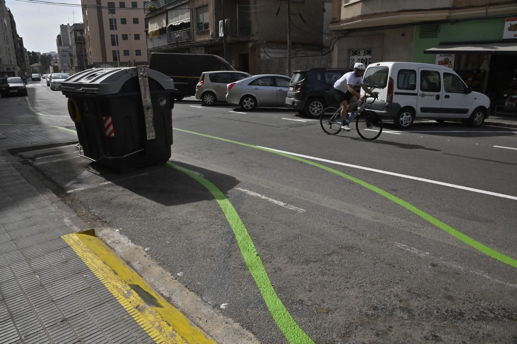 El trazado sinuoso del carril bici de Burriana del que todo el mundo habla