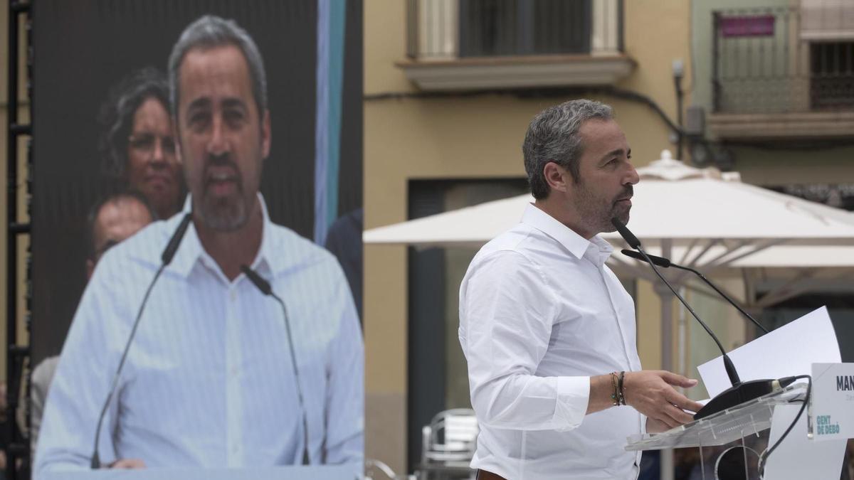 El president del grup de Junts per Manresa, Ramon Bacardit