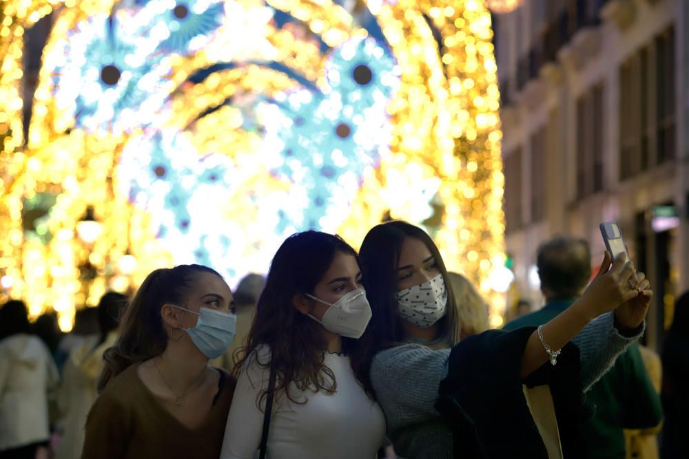 Encendido de las luces de Navidad del Centro de Málaga