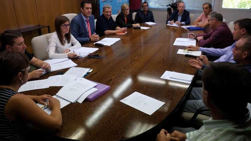 El Consejo Agrario Provincial, reunido ayer en Zamora.