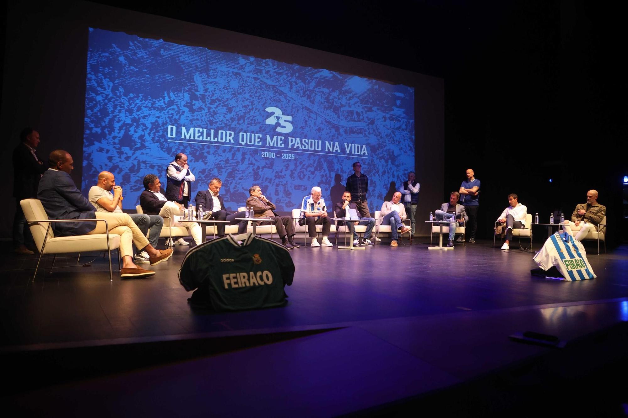 Acto en el Ágora por el 25 años de La Liga del Deportivo