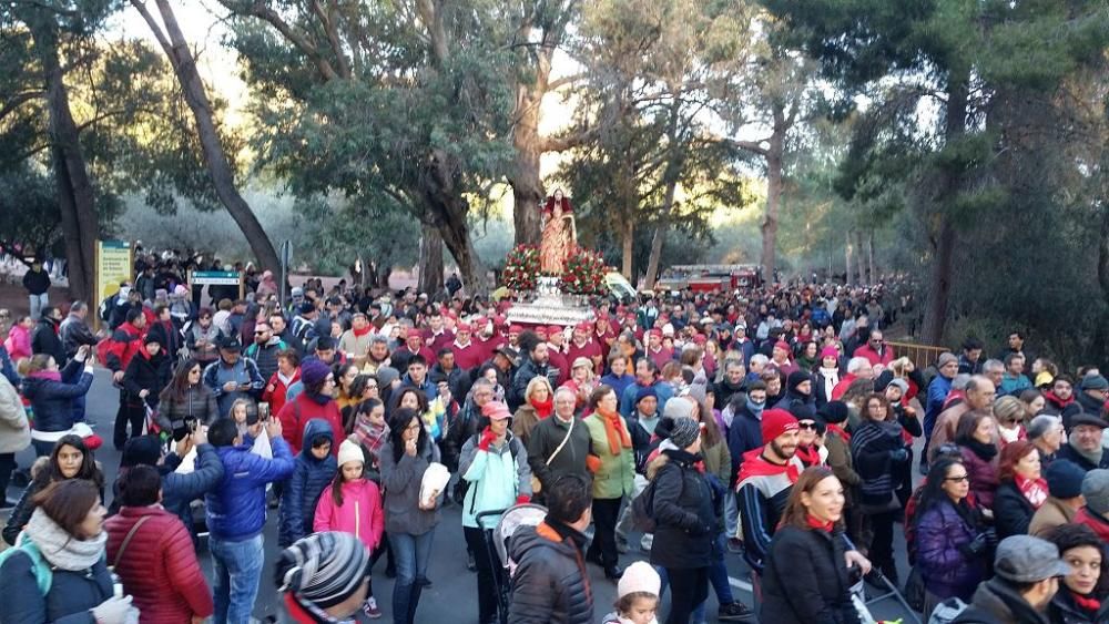 La bajada de la Santa de Totana.