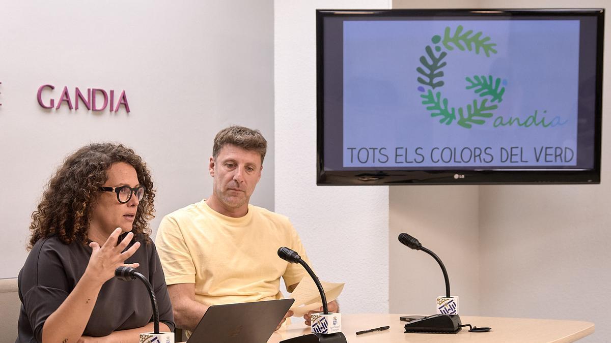 La concejala Alícia Izquierdo, en una rueda de prensa