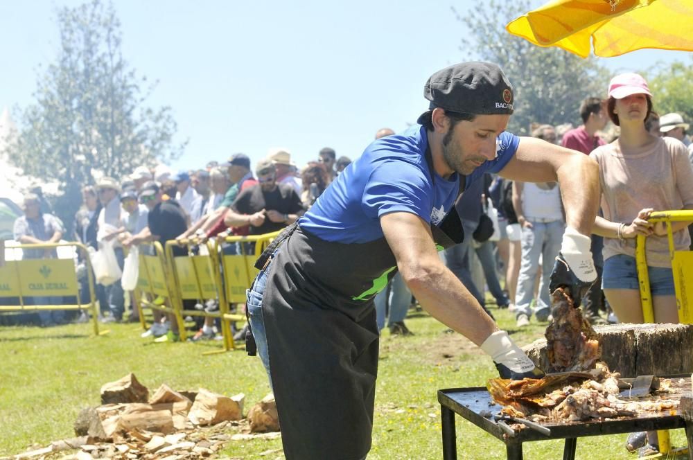 Fiesta del corderu en Llagüezos, Lena