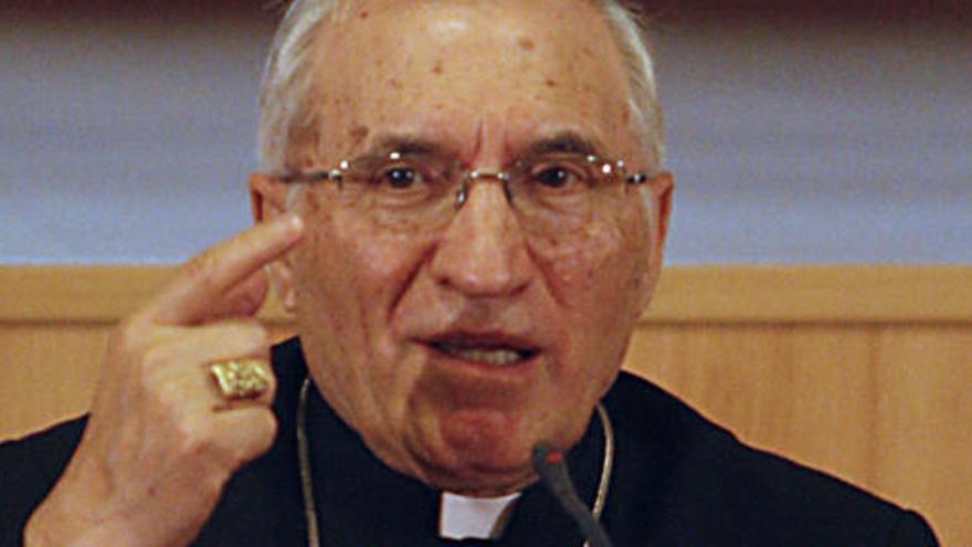 El cardenal y arzobispo de Madrid, Antonio María Rouco.