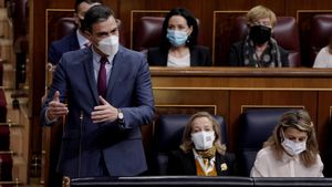 Sánchez i Casado fan balanç de la legislatura al Congrés