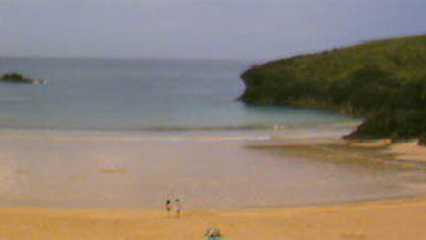 Vista de la playa de Barro, en Llanes.