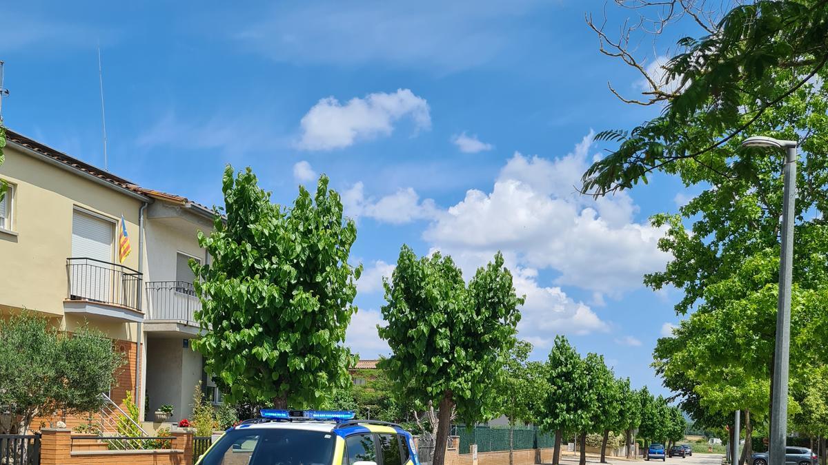 El cotxe de la Guàrdia Municipal de Sant Gregori