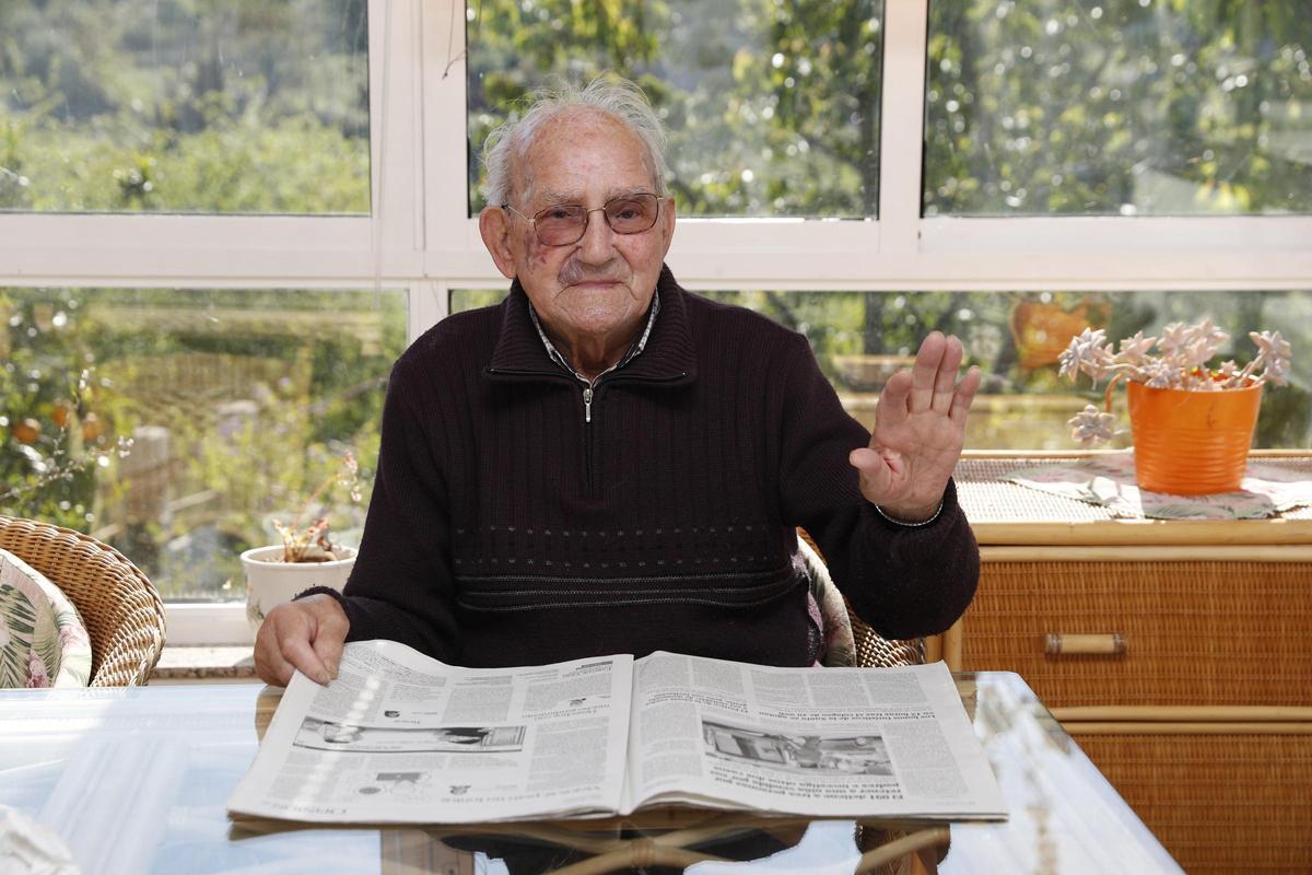 Muere José Iglesias González, Pepe Caramanchada, el vigués más longevo