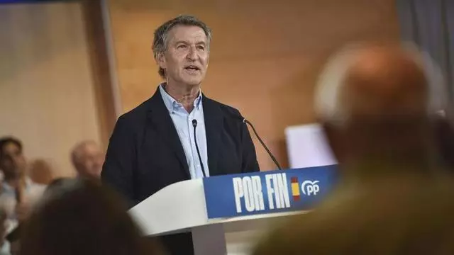 Feijóo eleva el tono contra Sánchez en Huesca y le exige saber “dónde está el oro de Maduro”