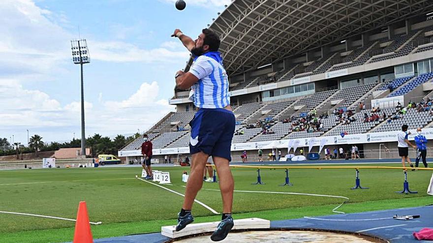 Borja Vivas se colgó el oro en lanzamiento de peso. | MÁS ATLETISMO/JOSÉ JIMÉNEZ