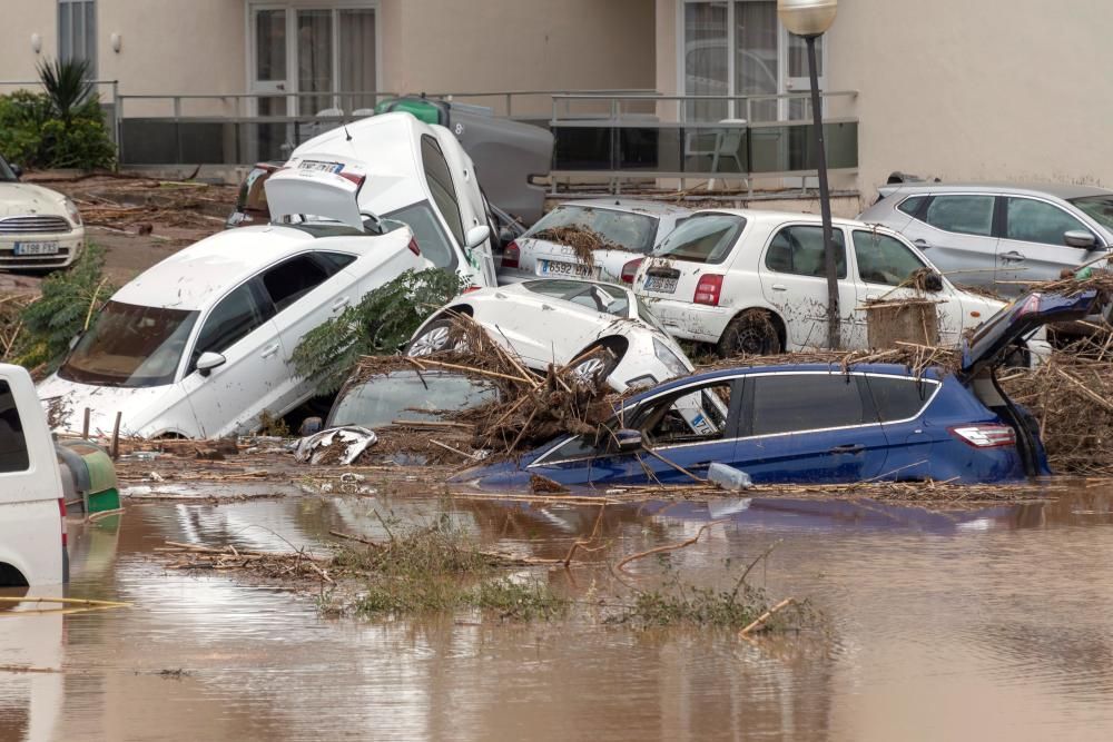 El día después de las inundaciones en Sant Llorenç