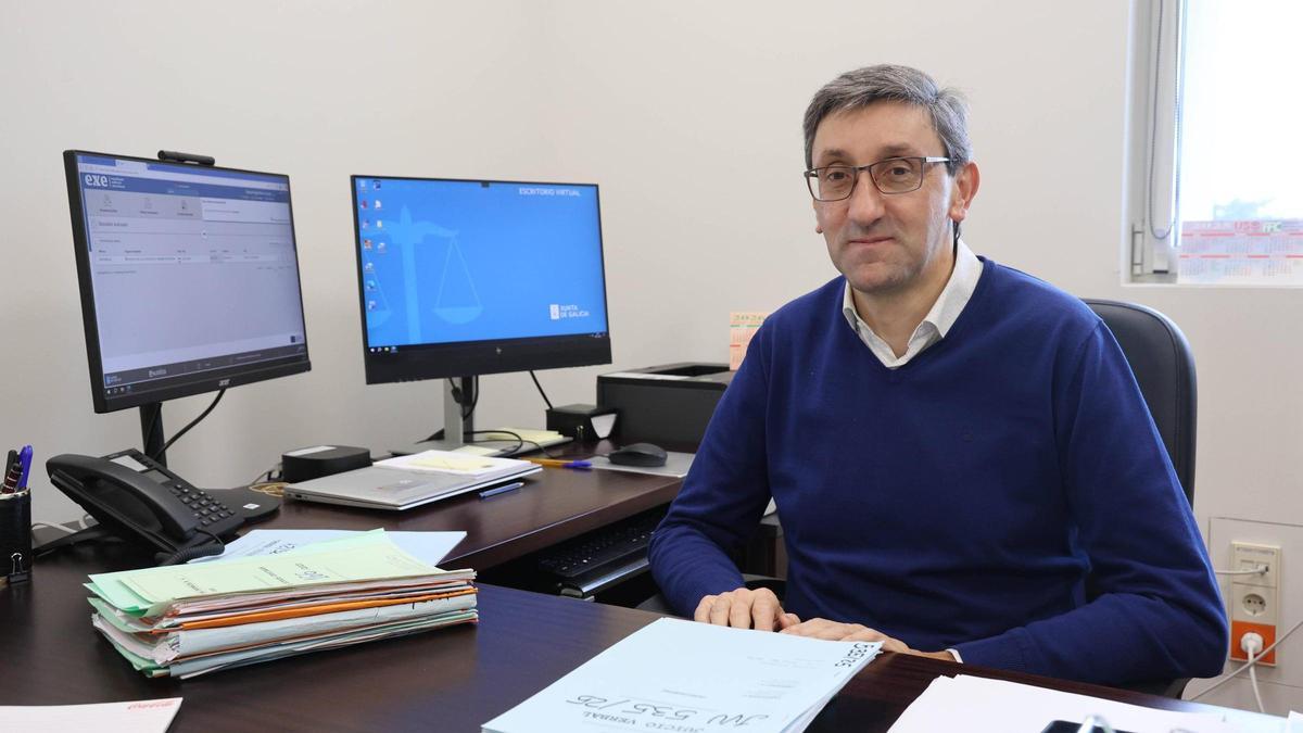 Manuel Ángel Pereira es el actual presidente en funciones del Tribunal de Instancia de Vigo.