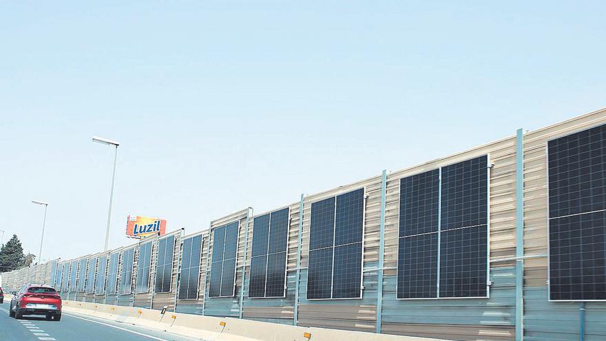 El Ministerio cubre de paneles solares la Ronda Oeste de Murcia