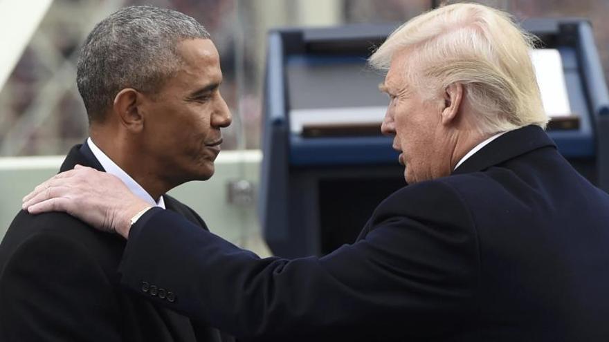 Trump y Obama, en una imagen de archivo