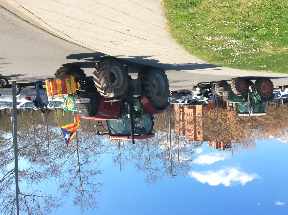 Tractorada a Girona per reclamar millores en la PAC