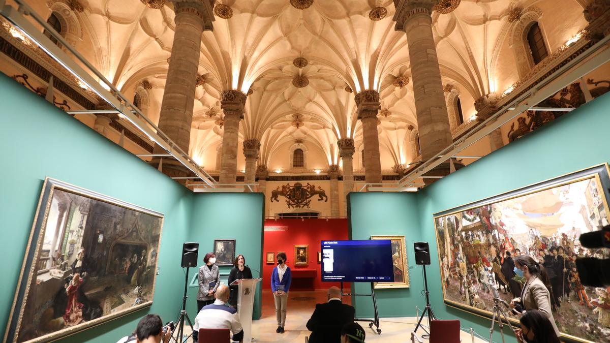 El libro 'La Lonja de Zaragoza, reyes y ciudadanos' se ha presentado este lunes en el edificio civil de estilo renacentista, construido entre 1541 y 1551.