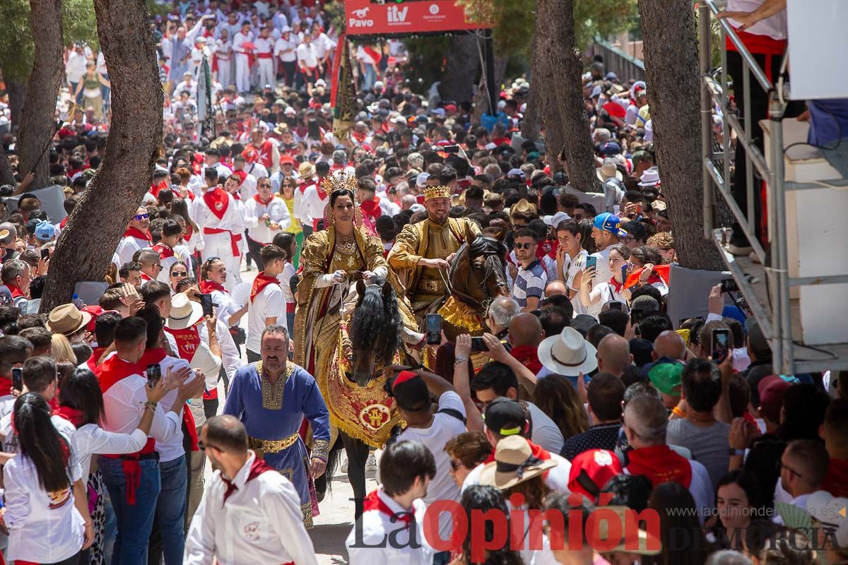 Moros y Cristianos en la mañana del dos de mayo en Caravaca