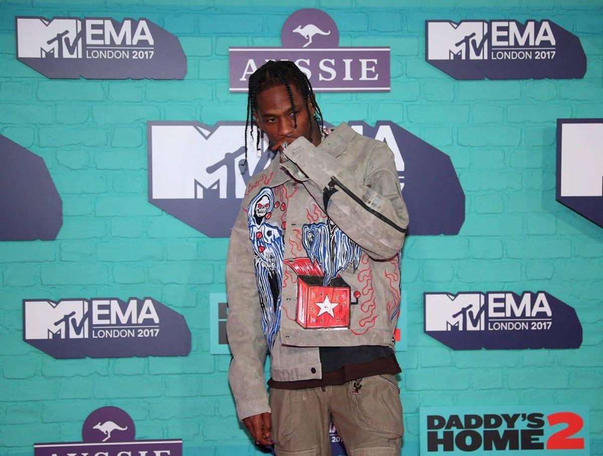 Travis Scott en los MTV EMAs 2017