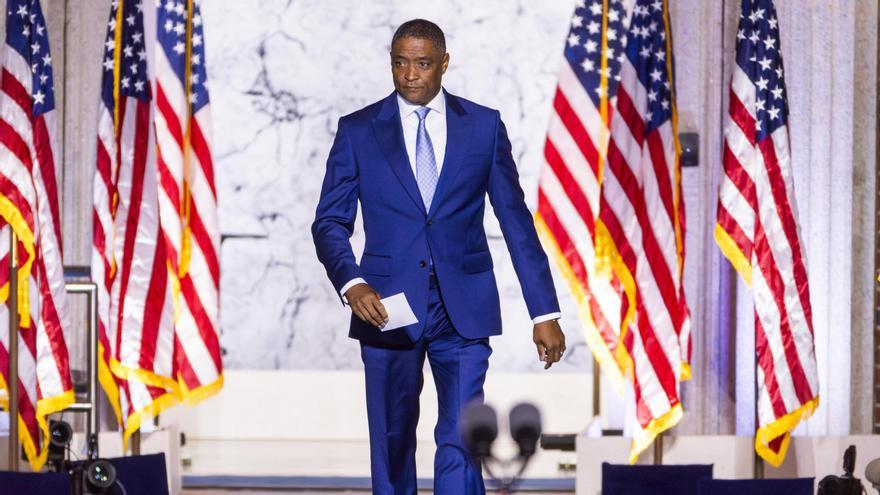 Harris pospone su discurso tras unos resultados en clara desventaja frente a Trump