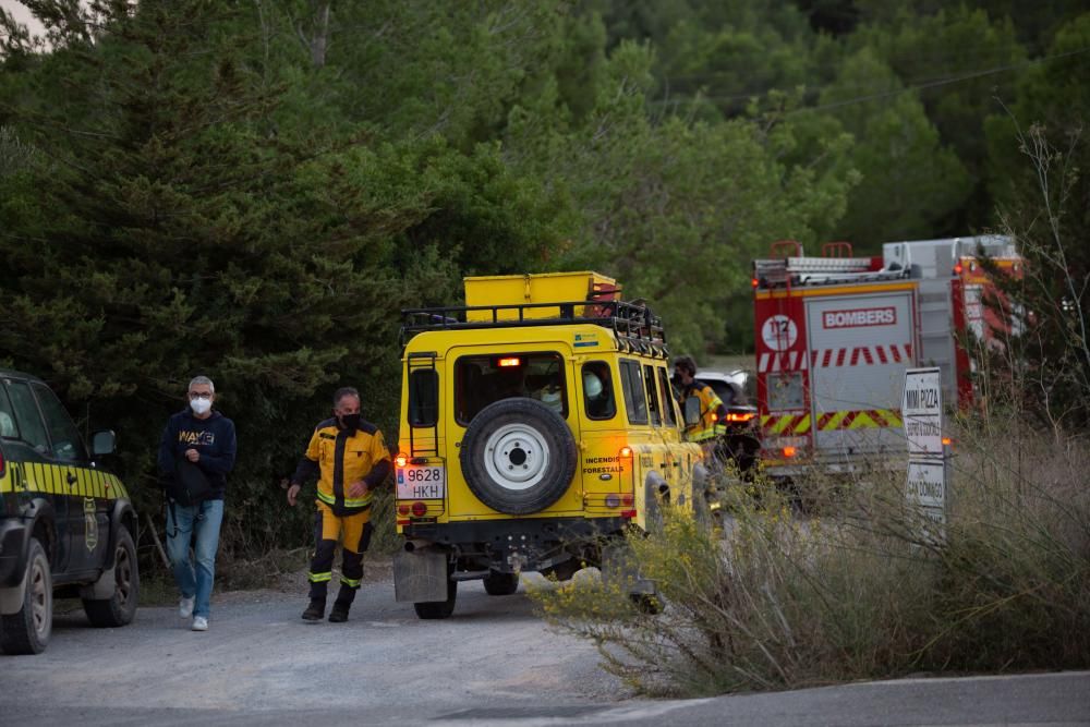 Incendio forestal en Ibiza