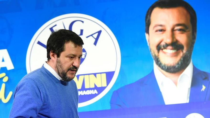 Salvini habla tras las elecciones.