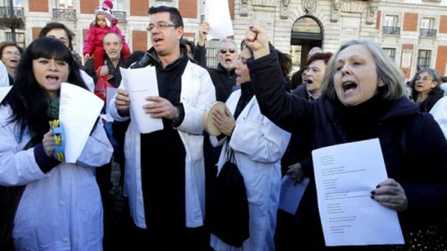 Los villancicos de la marea blanca