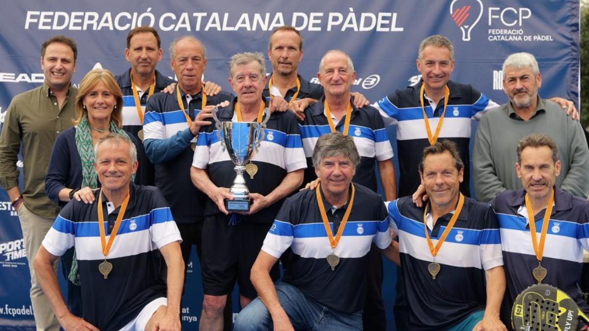 Club Tennis Barcino, campió en categoria masculina del Campionat de Catalunya per Equips de Veterans Super Sènior