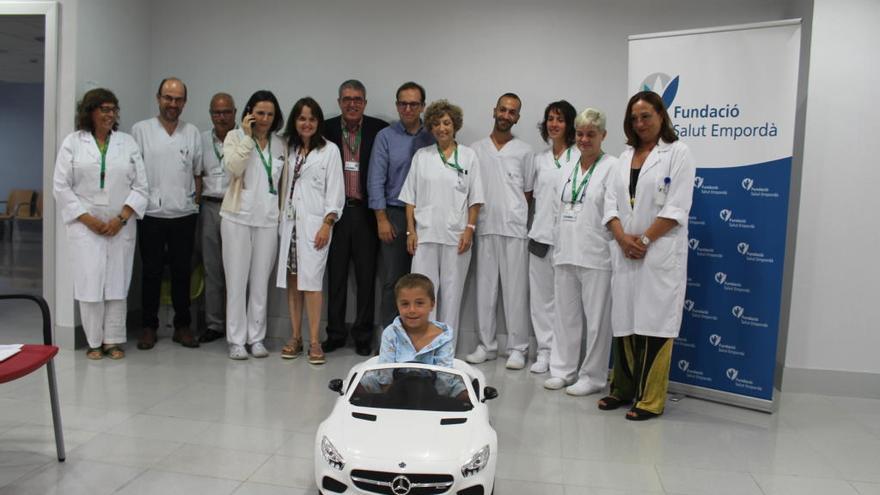 Els infants de l&#039;Hospital de Figueres aniran al quiròfan en un cotxe elèctric