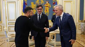 Illa es reuneix amb Zelenski i li trasllada el «suport incondicional» de Catalunya a Ucraïna