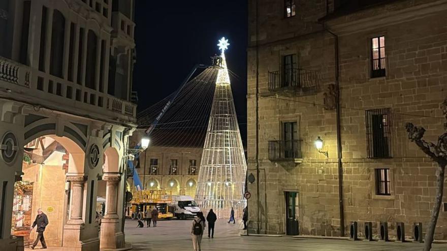 El árbol de la Navidad, en el Parche. | S. F.