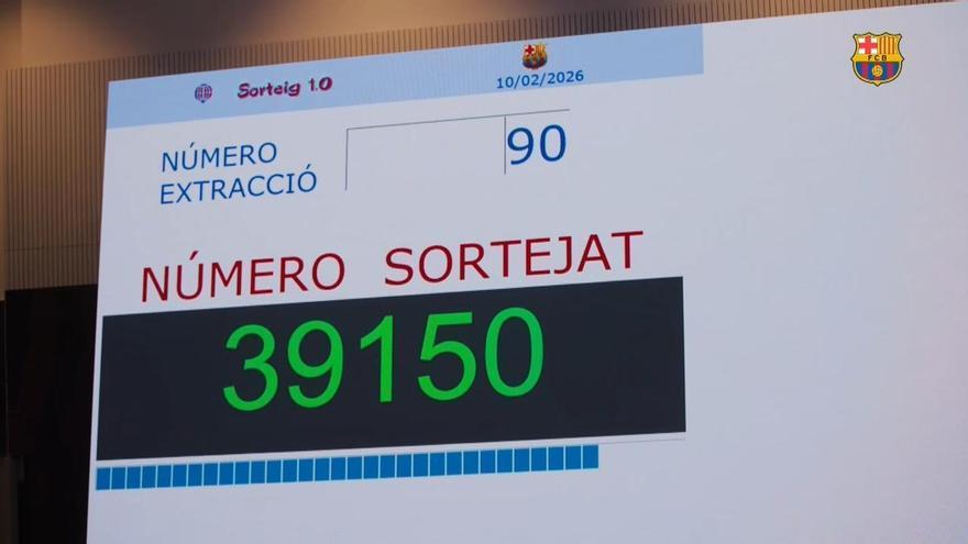 Así fue el sorteo del Barça para elegir a los miembros de la junta y de la mesa electoral
