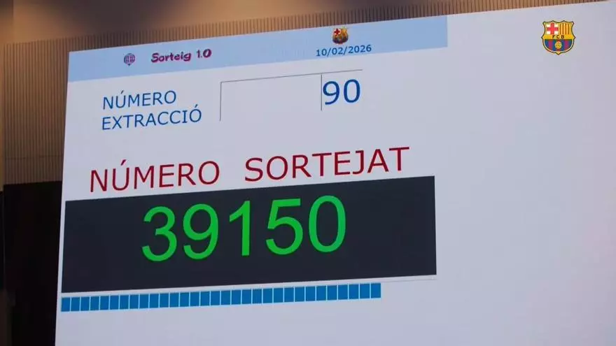 Así fue el sorteo del Barça para elegir a los miembros de la junta y de la mesa electoral