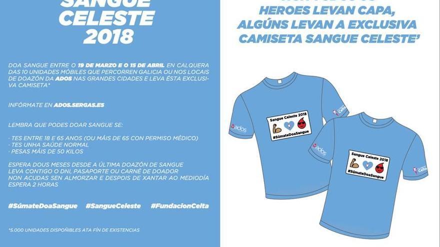 El Celta y el Deportivo colaboran en la campaña de donación de sangre de Vilagarcía de Arousa