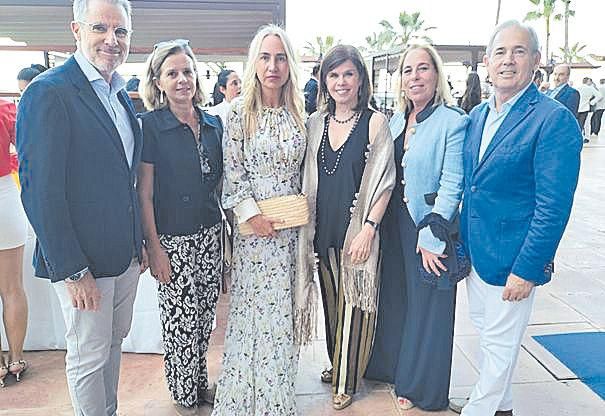 Juan Artigues, Ada Andreu, Belén Puerto, Monserrat Trapé, Mercedes Lacasa y Ángel Luis Rodríguez.