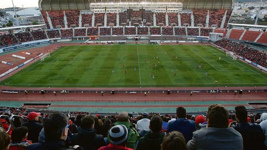 Imagen del estadio municipal de Son Moix, que desde el año 1999 es la sede de los partidos del Mallorca.