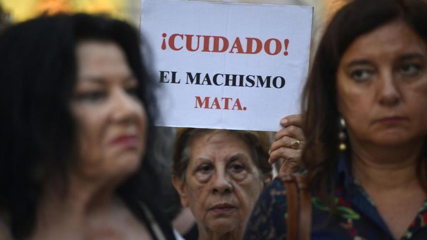 Concentración contra la violencia machista en Cartagena, en una imagen de archivo.