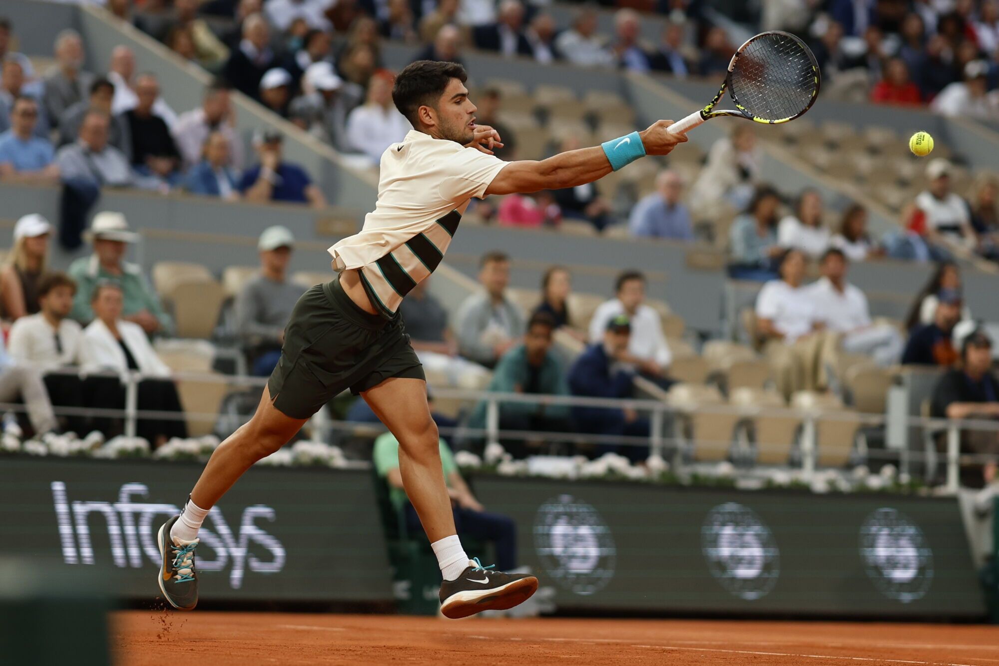 Roland Garros: Tommy Pau - Carlos Alcaraz, en imágenes.