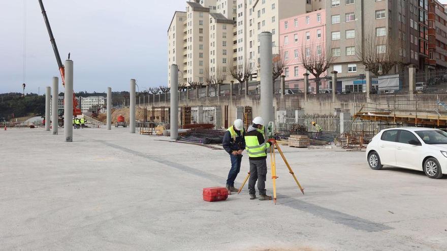 El futuro de la intermodal de A Coruña, más cerca: la estación de autobús toma forma