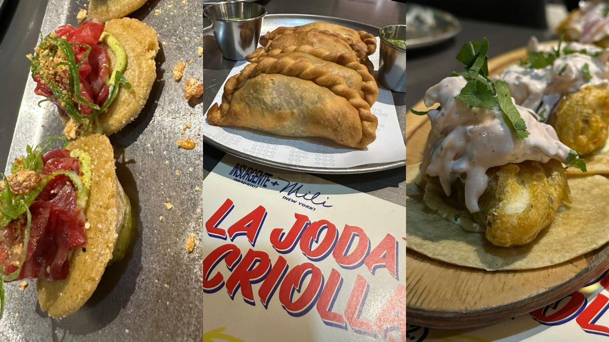 Platos de la carta temporal de Insurgente y Mili.