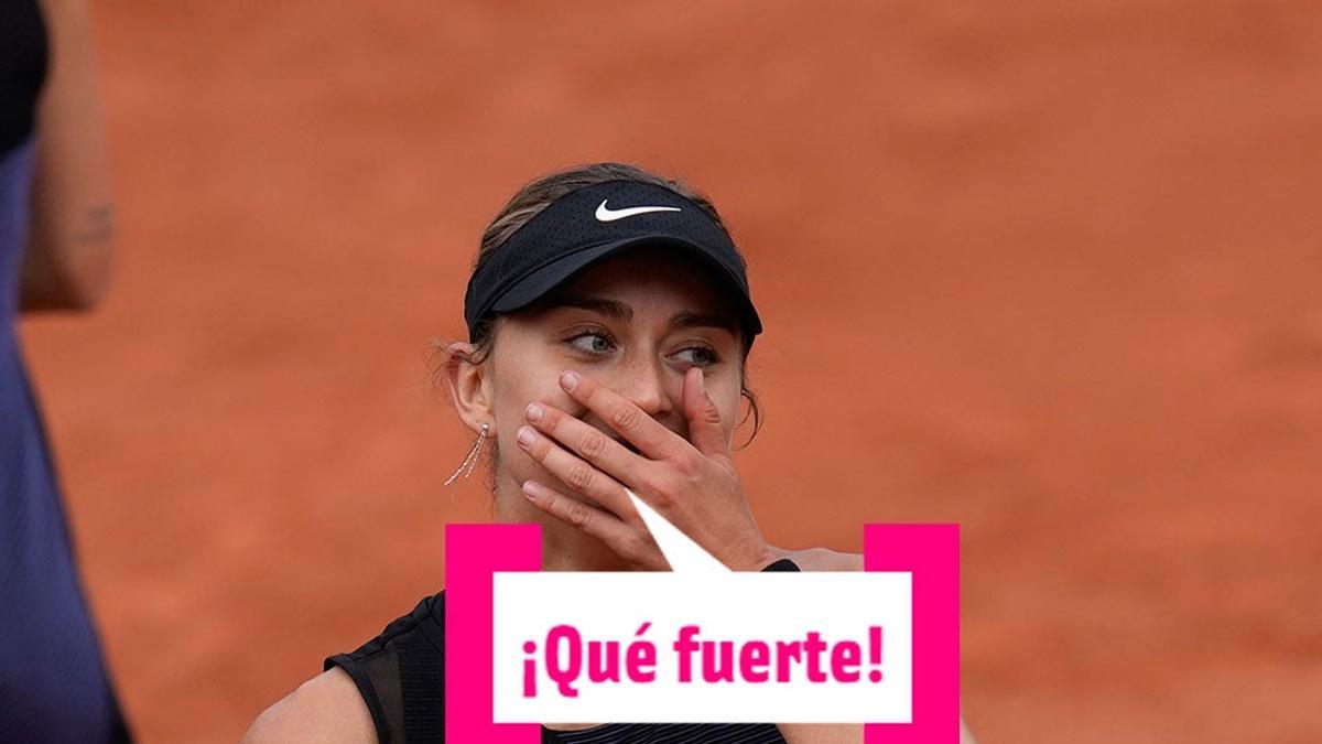 Paula Badosa en Roland Garros