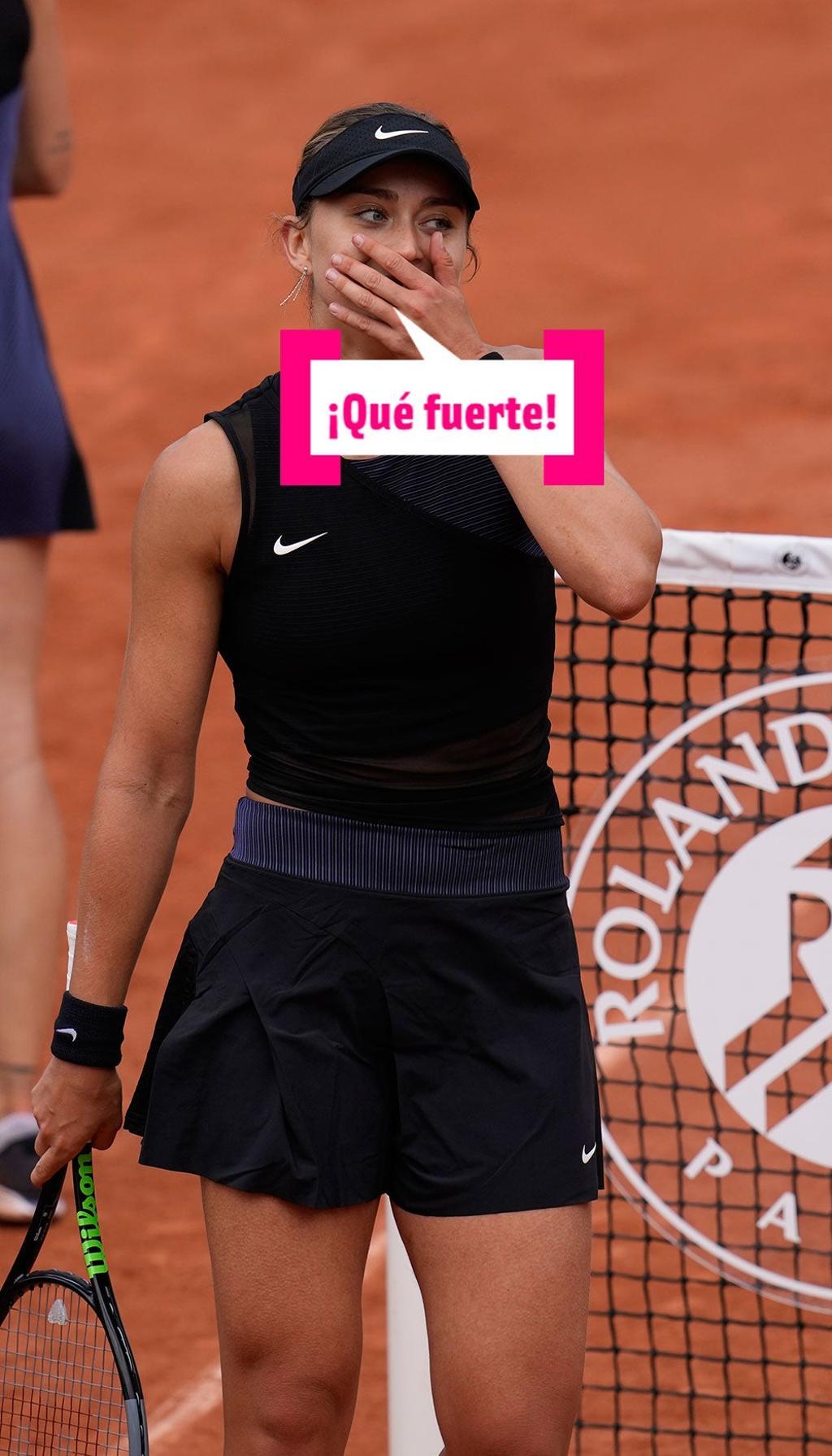 Paula Badosa en Roland Garros