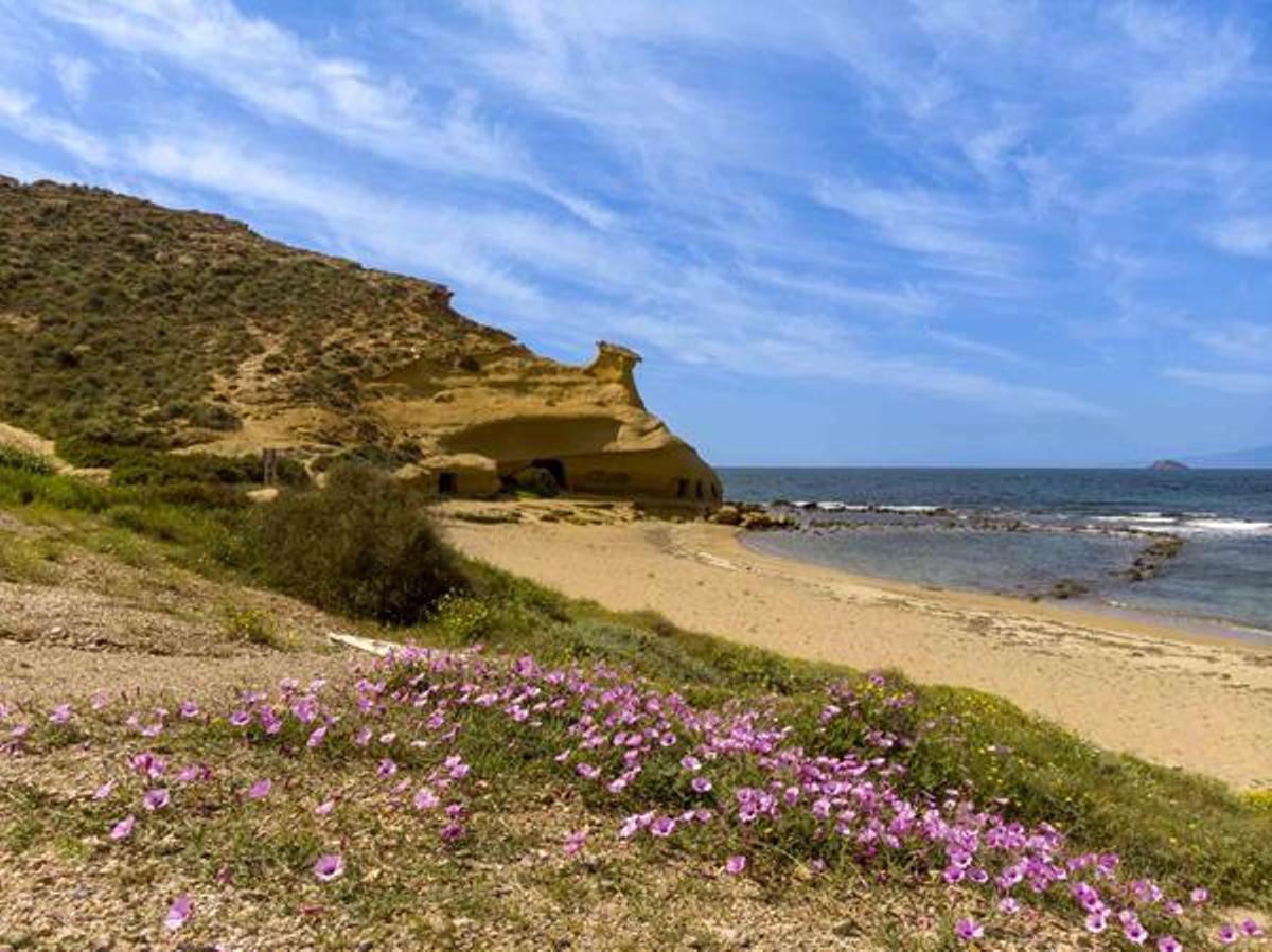 Playa de los Cocedores, en Águilas